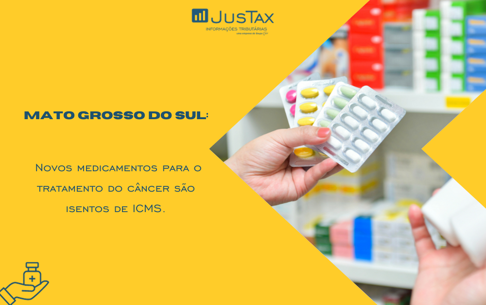 MS: Novos medicamentos para o tratamento do câncer são isentos de ICMS